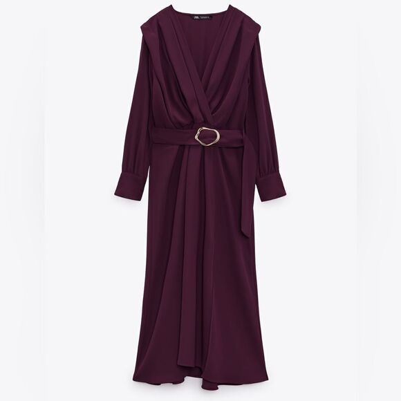 Zara Belted Dress New - Picture 9 of 11
